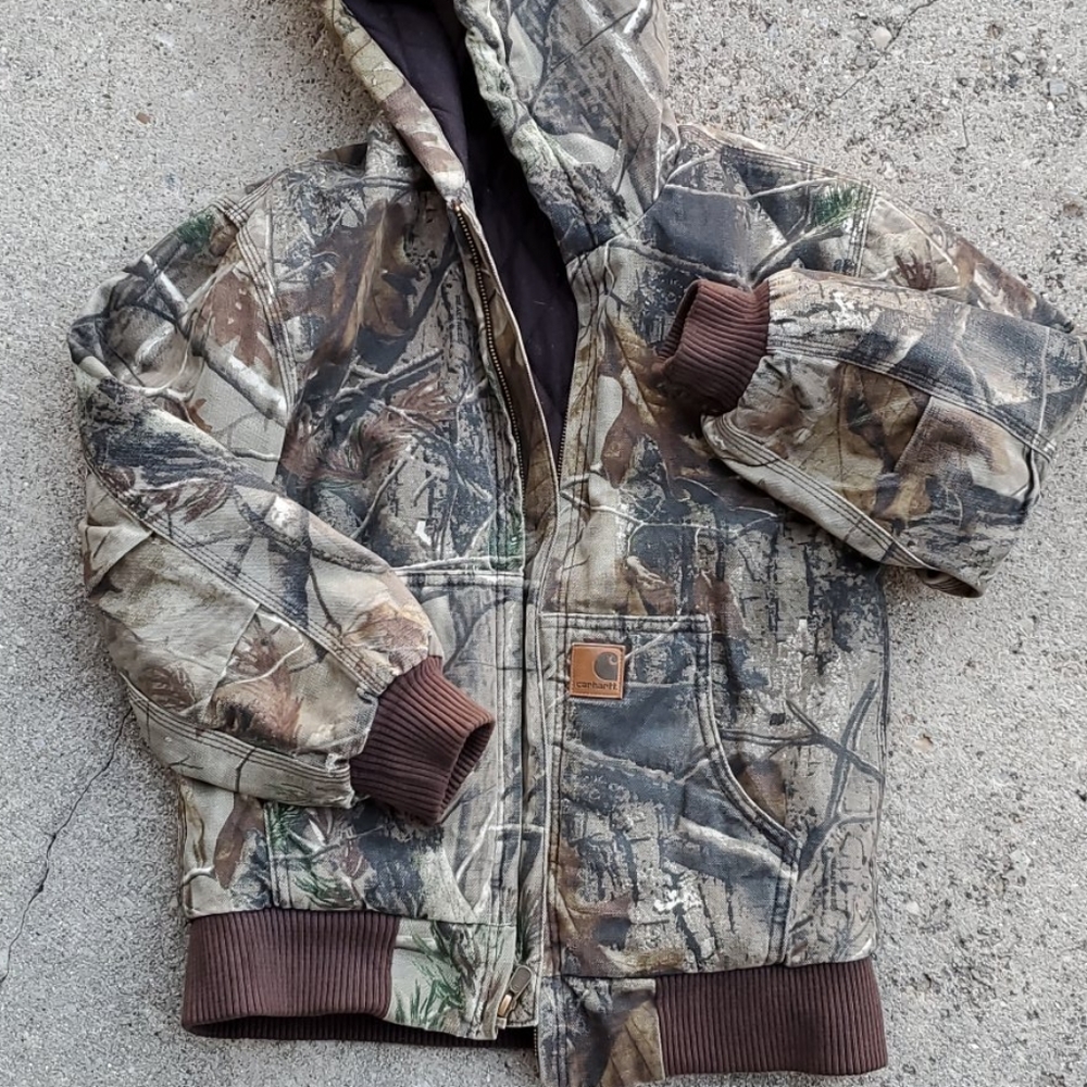 Carhartt camo winter coat
